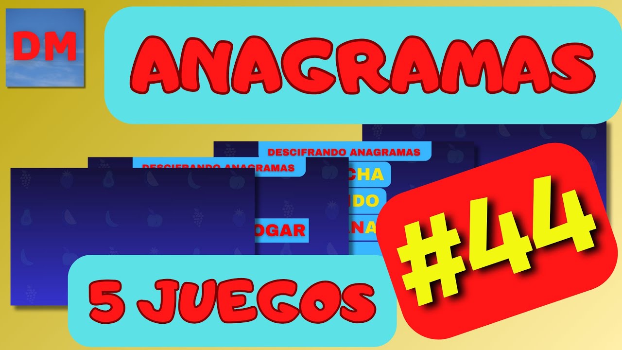 Anagramas en español #044: ¡Pon a prueba tu mente!