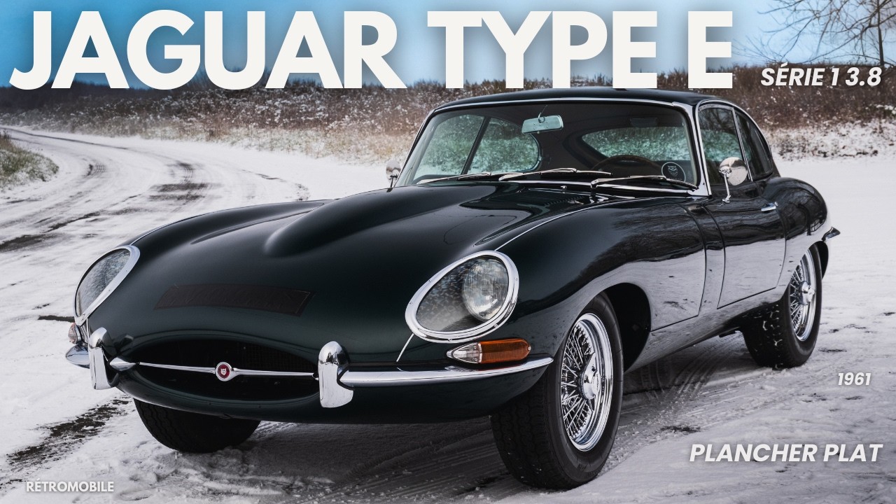 La Jaguar Type E la plus mythique... la Série 1 3.8 Plancher Plat (1961) - L'Atelier des Coteaux