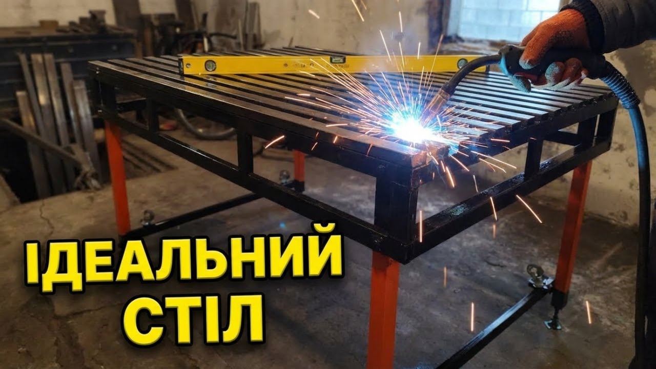 Як зробити ідеальний зварювальний стіл з профтруби