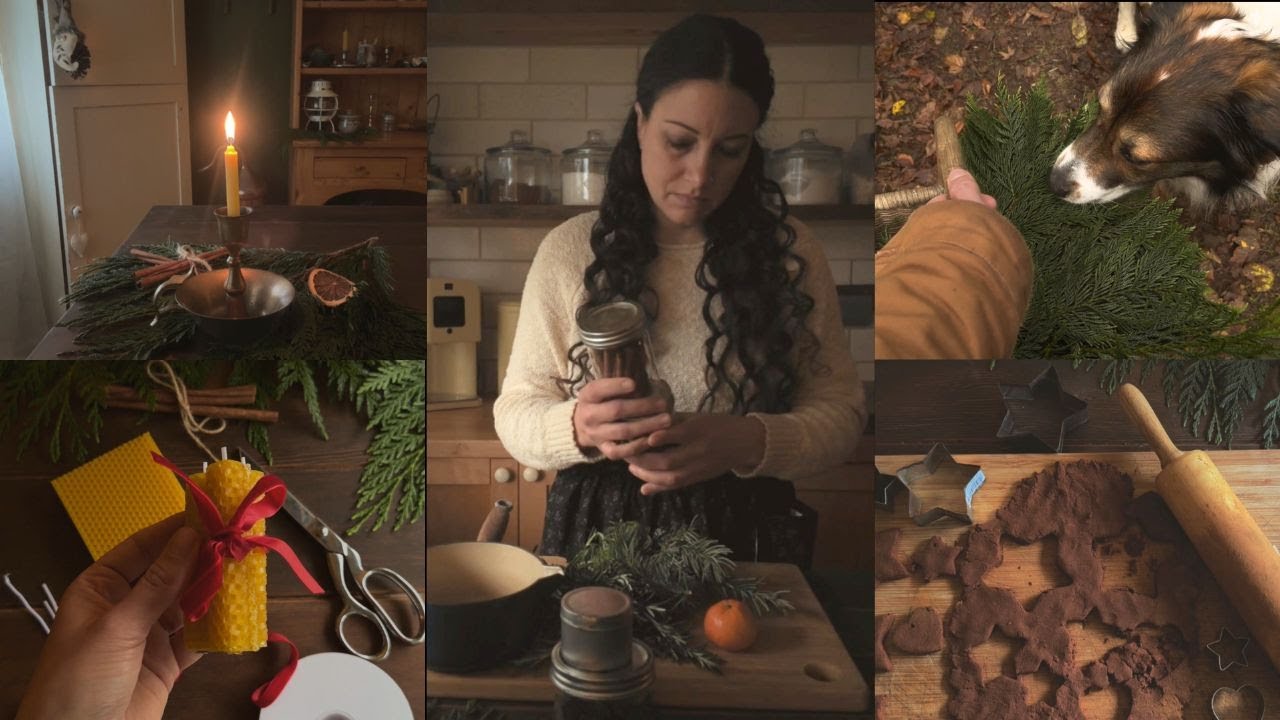 Crafting A Cozy Christmas - PART 2 | Low-Cost & Low-Waste | Handmade | Simple living - Visual Diary.