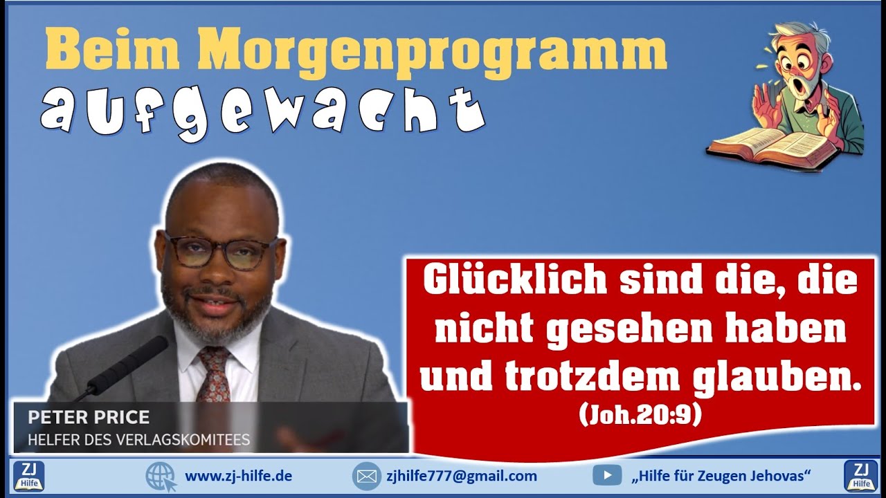 Glücklich sind die, die nicht gesehen haben und trotzdem glauben!  - zweite Meinung