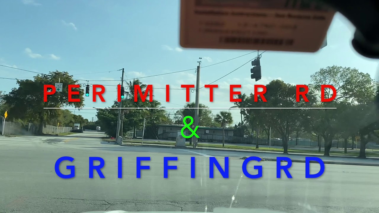 A Drive Around Fort Lauderdale video #4/  Fll Airport TO Commercial Blvd