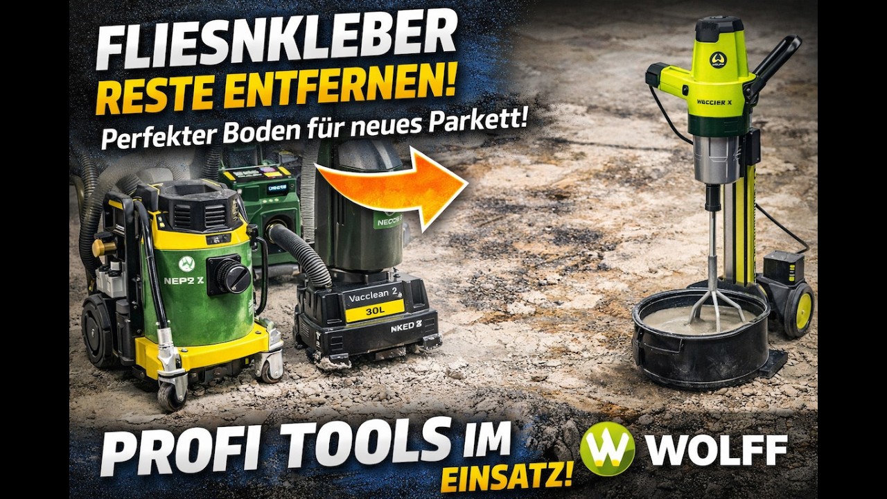 Wenn alter Fliesenkleber zum Endgegner wird… 💥 – So bereiten Profis den Unterboden perfekt vor