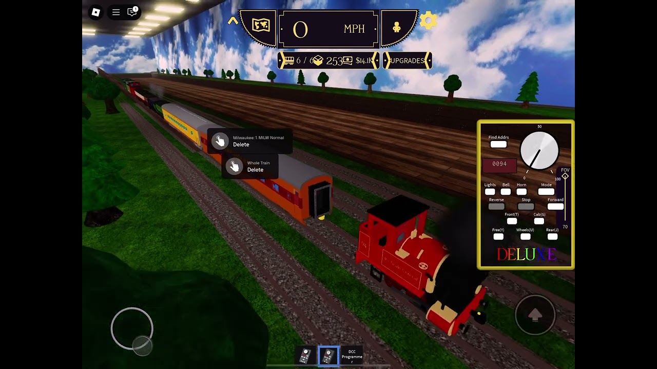 Ro Scale Central Railroad but the train gets more faster everytime pt-3 + RAINBOW TRAIN