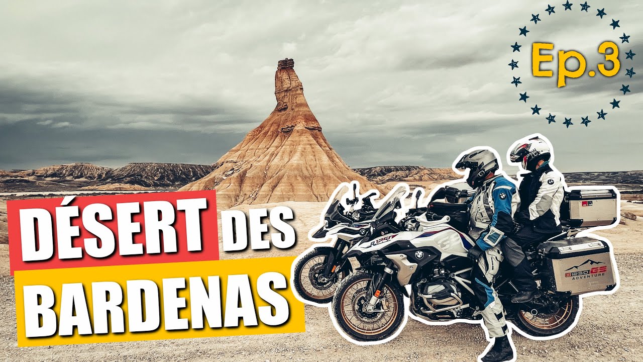 🇪🇸 ROAD TRIP MOTO ESPAGNE (Ep.3/3) - 🌵 Désert des Bardenas à moto et pays Basque