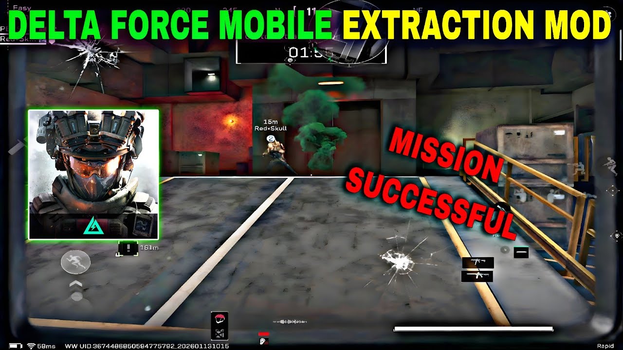 Delta Force Mobile Extraction Mod Raw Gameplay | 120 FPS HD Graphics