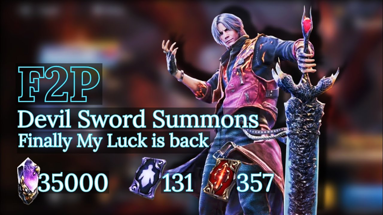DEVIL SWORD Luckiest Summons?! Let's find out | Devil May Cry: Peak of Combat DMC POC | The KiLLeR.