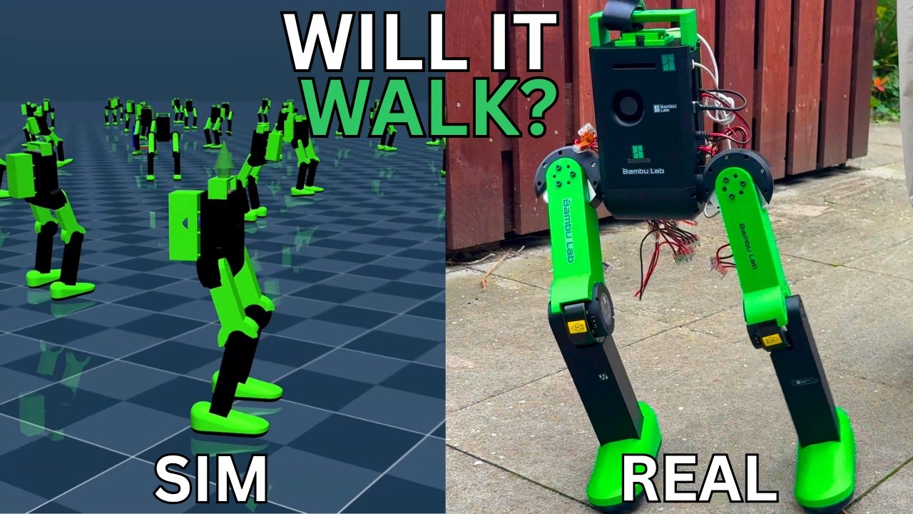 I Trained a Robot in Simulation. Then I Made It Walk.