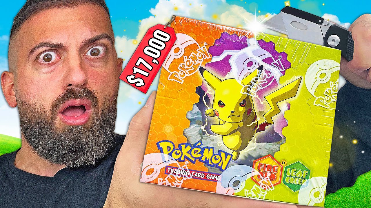 Unboxing a Vintage $17,000 Fire & Leaf Pokemon Box!