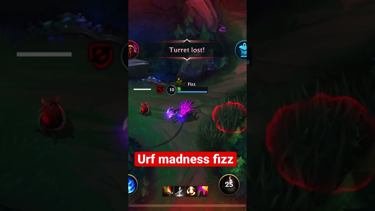 LOL Wild Rift Fizz vs Renekton URF #shorts #wildrift #leagueoflegends