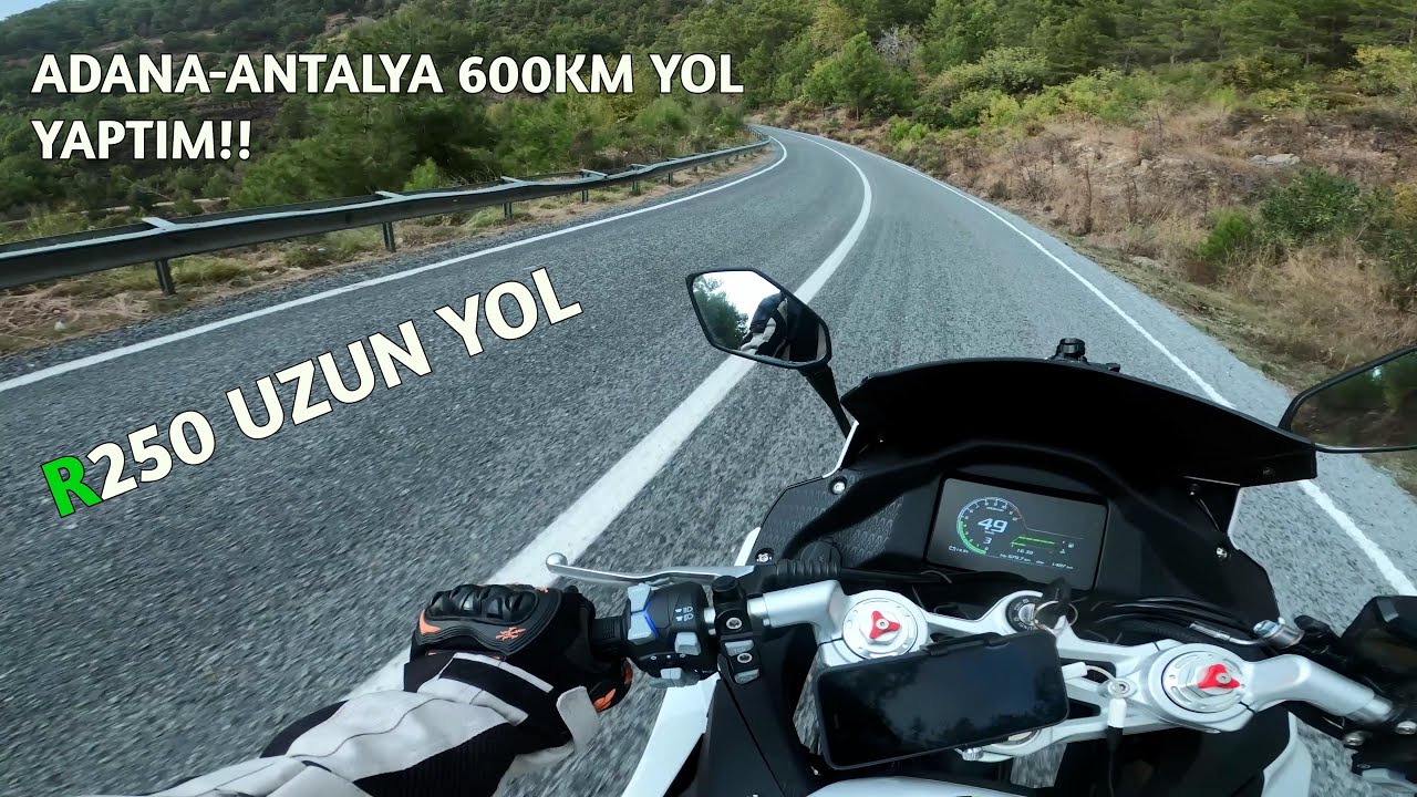 BİR ÇILGINLIK YAPIP ANTALYA'YA GİTTİM! 600KM YOL - RKS R250