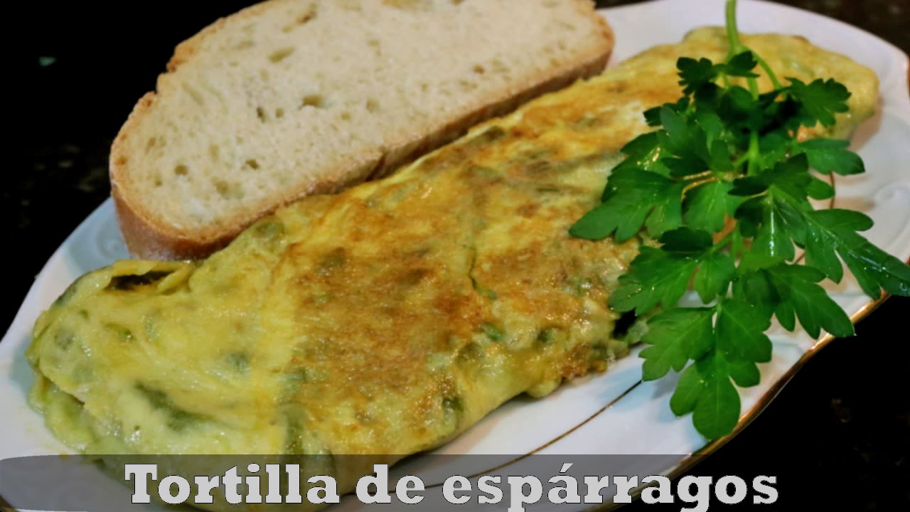 Tortilla de espárragos - Como hacer una tortilla francesa