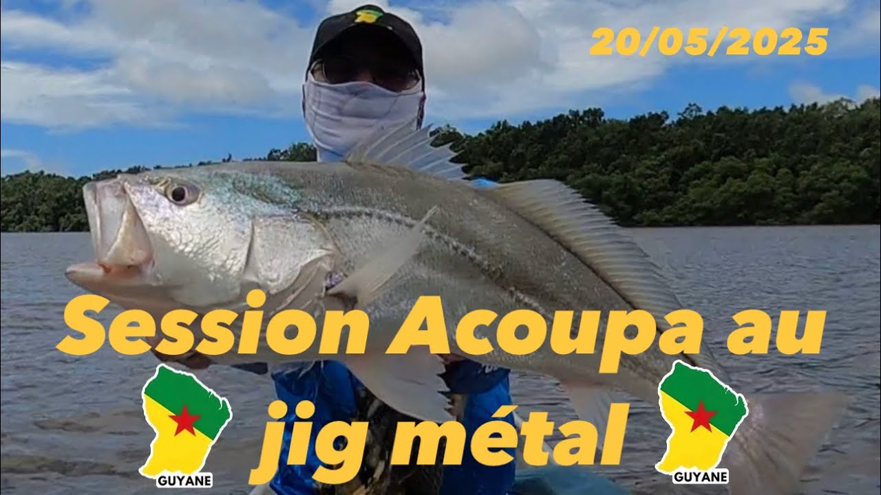 Pêche en Guyane   Session pêche au leurre jig métal