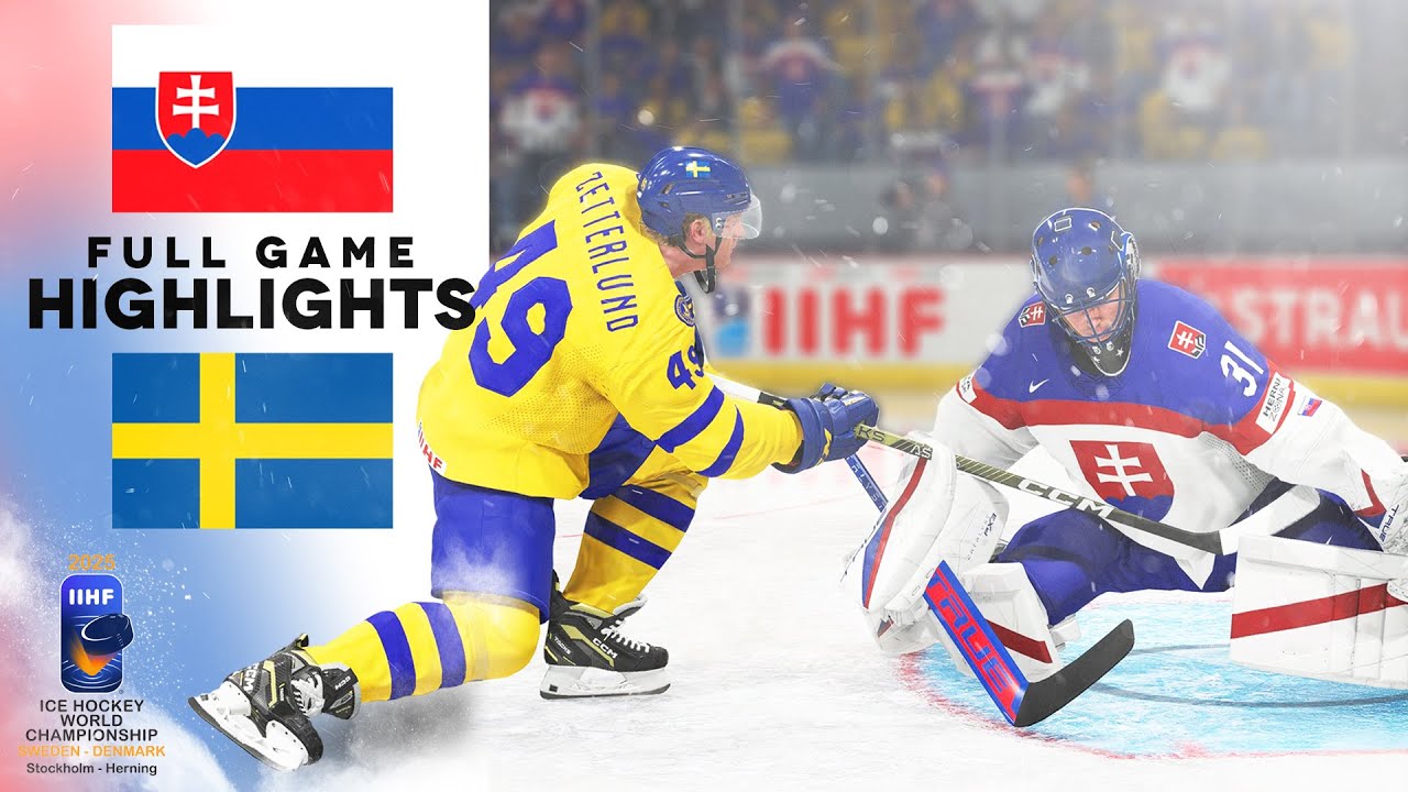 SLOVENSKO vs ŠVÉDSKO | MS v hokeji 2025