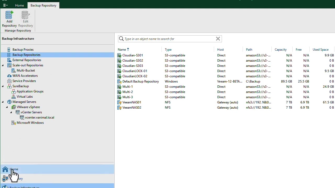 Veeam V12 Demo Overview