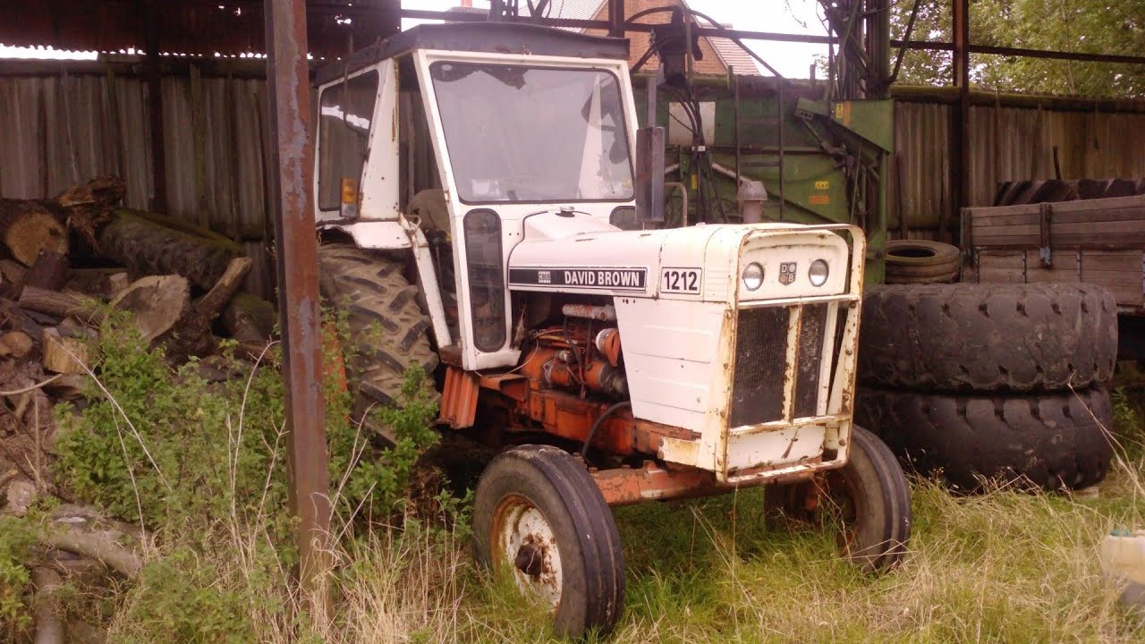 Will it Run? 1970s David Brown 1212 Tractor standing for 6 years