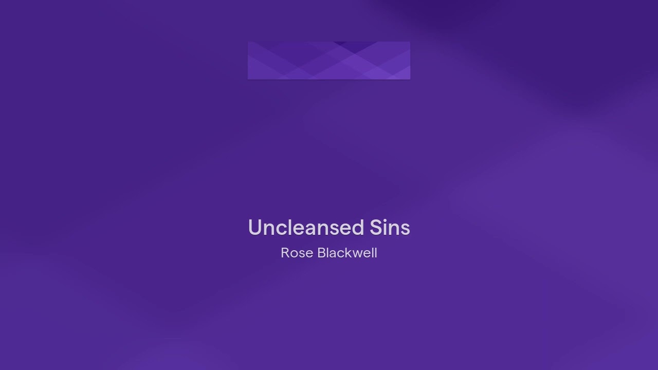Uncleansed Sins