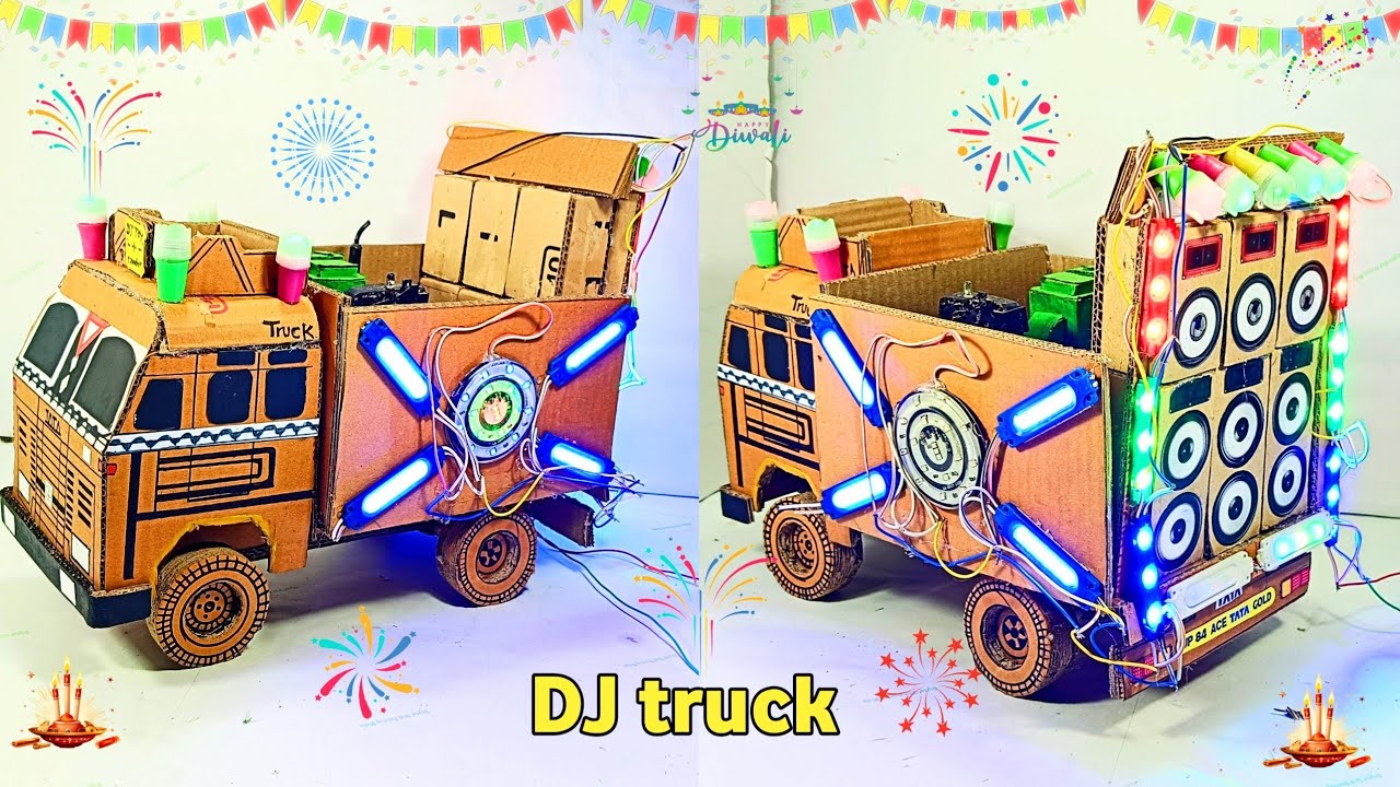 mini DJ wedding lightning truck Radha Krishna DJ raod lights shadi wala DJ lightning truck