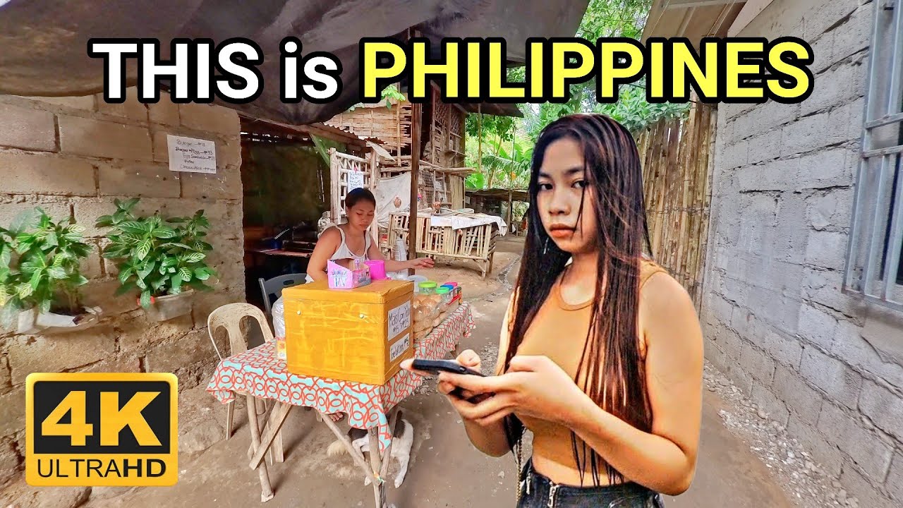 Philippines Hidden Paradise Outside in METRO MANILA And Back Street [4K UHD] 🇵🇭