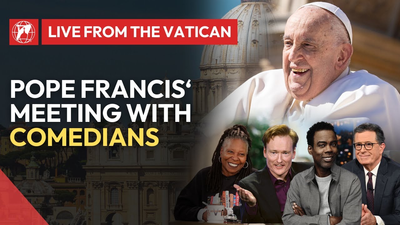 LIVE from the Vatican | Pope Francis Meets Comedians | June 14, 2024