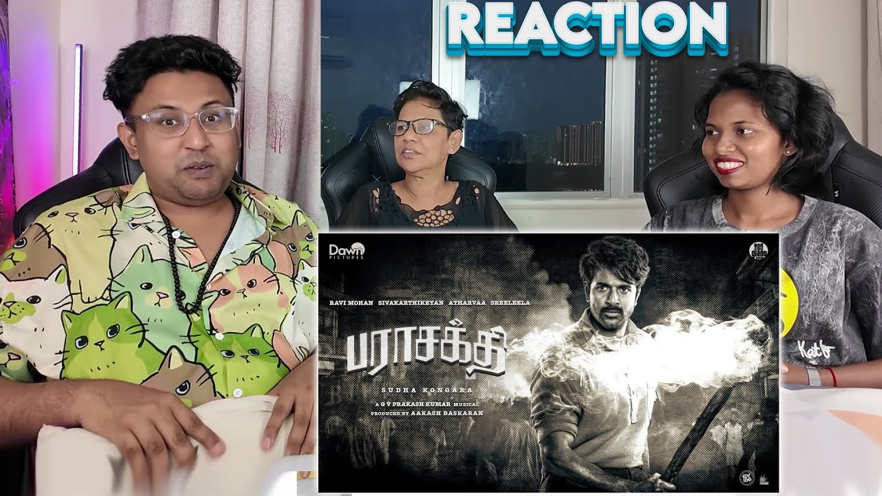 PARASAKTHI -Title Teaser Reaction Sivakarthikeyan | Sudha Kongara | Ravi Mohan | GVP| Atharvaa