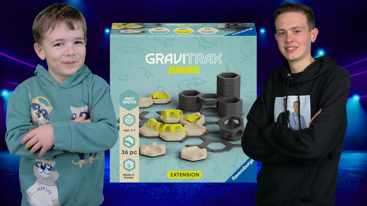 GraviTrax Junior Multi Routes Unboxing + Beispielbahn