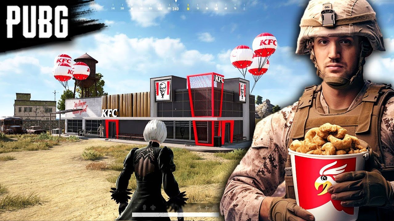 FUIMOS al KFC en PUBG y ROBAMOS 1 BLINDADO 🤣 200% TENSION!!
