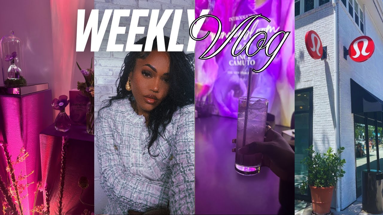 VLOG | GODS TIMING,  LULULEMON PR HAUL, VC LAUNCH PARTY, WHOLE FOODS BERRY CHANTILLY LATTE, COSTCO