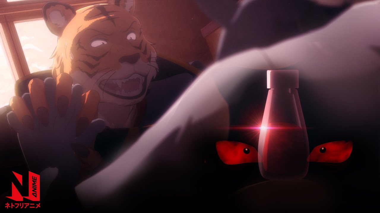 BEASTARS | Clip: Legoshi and Bill's Bathroom Showdown  | Netflix Anime