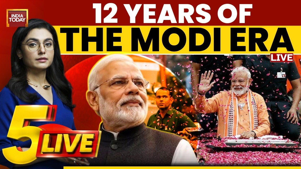 LIVE: PM Modi Completes 12 Years In Office, Becomes Longest Serving Indian PM | Modi-NDA CMs Meeting
