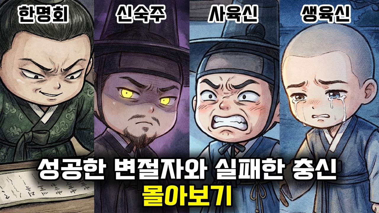 단종과 세조 시대, 성공한 변절자과 실패한 충신 1시간 몰아보기