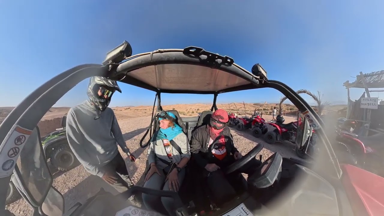 Buggy Action in der Agafay Wüste vor Marrakesch mit Insta360 X5
