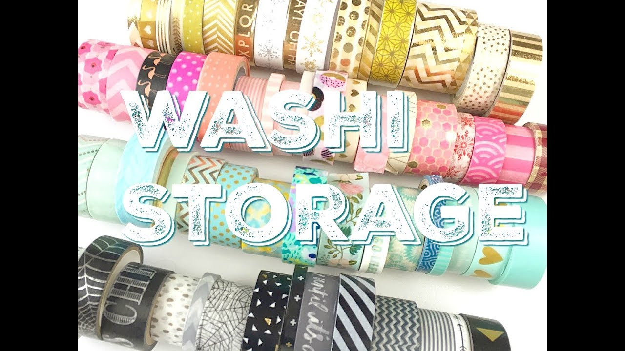 WASHI TAPE STORAGE | How to Organize Washi (3 Ideas)