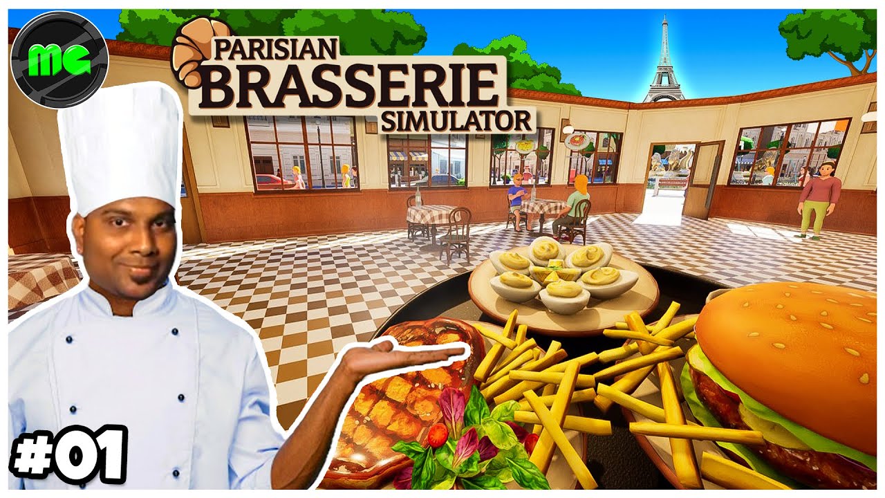 பாரிஸ் பக்கோடா  Parisian Brasserie Simulator (EARLY ACCESS ) | Co-Op | Epi 01 | Manguni Gamer