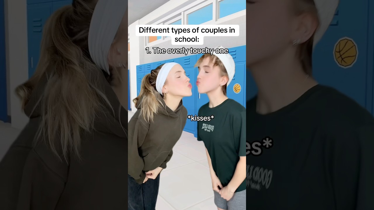 The different types of couples in school #pov #comedy #skit #relatable