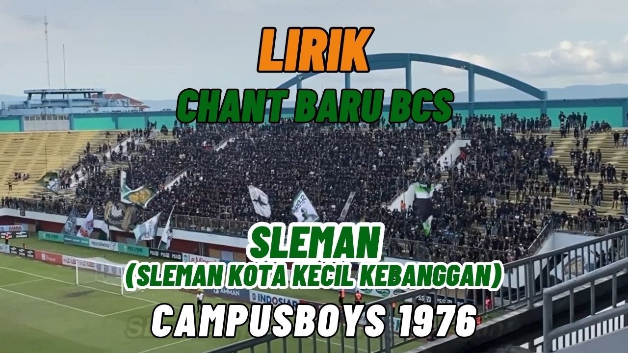 LIRIK CHANT BARU - SLEMAN (Sleman Kota Kecil Kebanggaan) - CAMPUS BOYS 1976