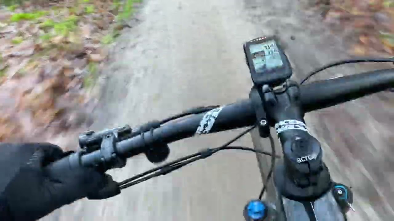 Bakelsbos MTB Helmond in winterzon