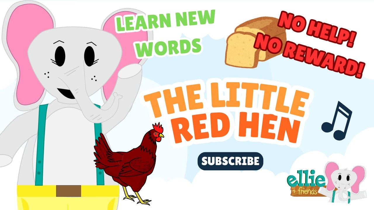They Laughed at Her… Until She Baked the Bread! 🍞 | Little Red Hen | Moral Story for Kids