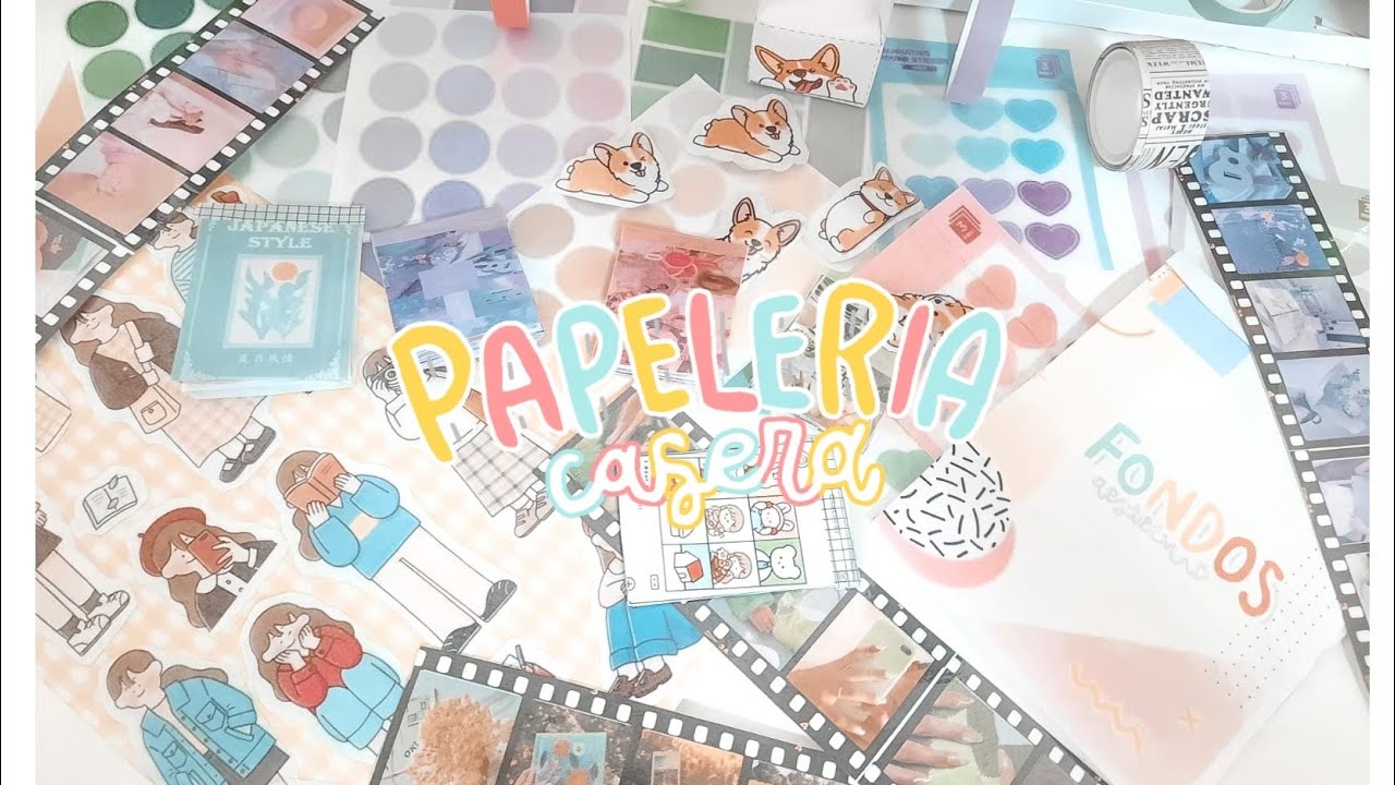 PAPELERIA CASERA| stickers, washitapes, imágenes| Laura notes