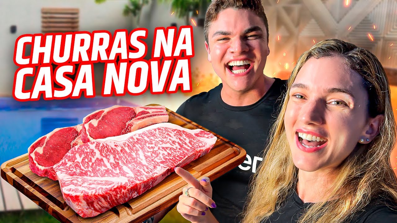 CHURRASCO NA CASA NOVA!