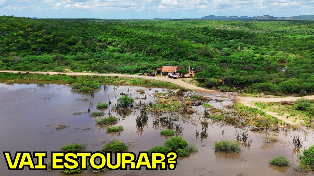 O AÇUDE DA GUARITA ESTAVA PRESTES A ESTOUTAR? ... FUI VER DE PERTO