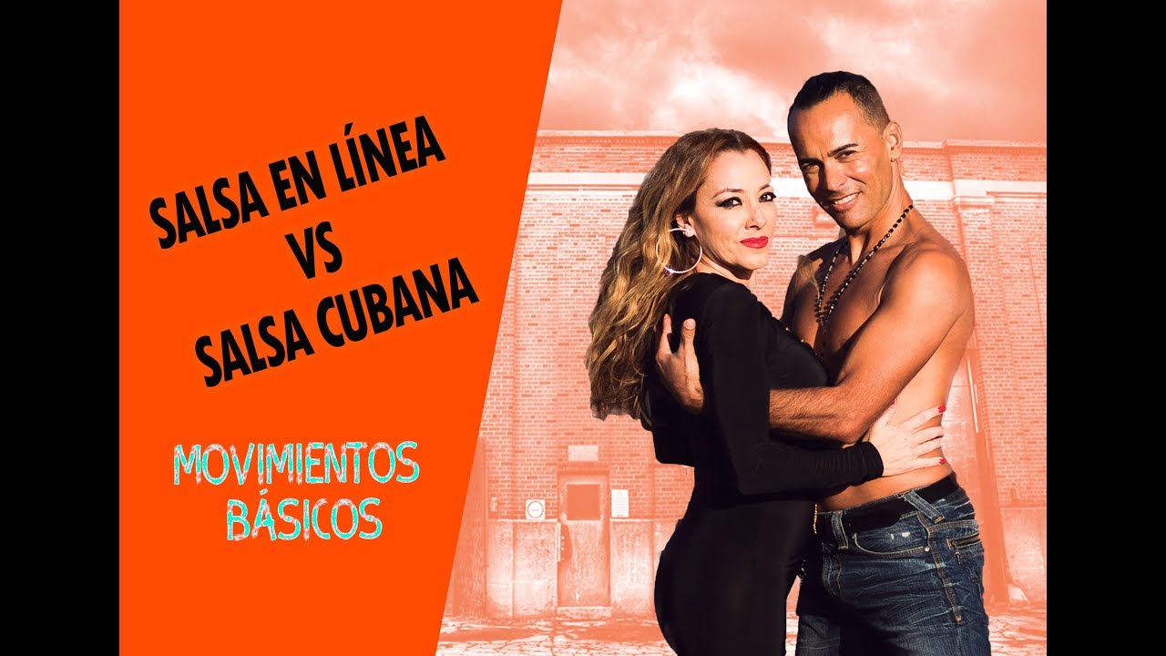 PASOS BÁSICOS SALSA EN LÍNEA VS SALSA CUBANA