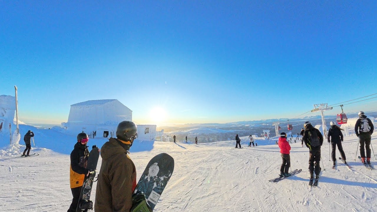 Sesongens første tur på snowboard til Åre 26
