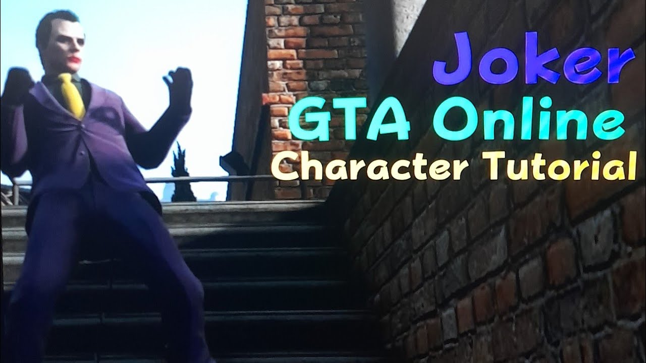 Joker Character Tutorial in GTA Online
