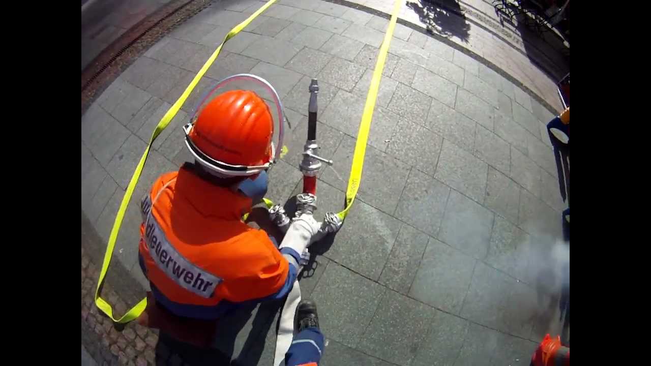 GoPro HD HERO Feuerwehr Wasserringmonitor + 3 C-Rohre
