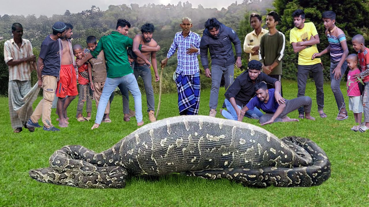 Anaconda Snake Attack Boys In Forest | An Anaconda Snake Attack Brief Story 8