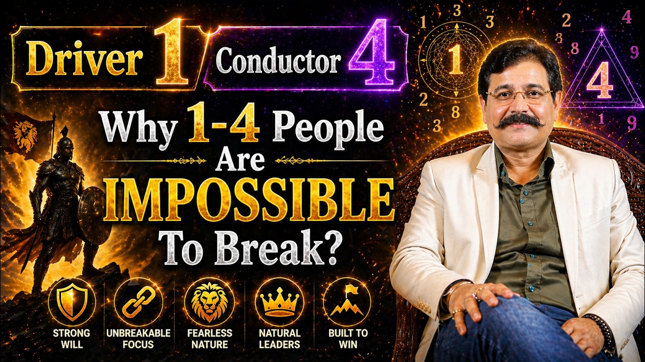 Driver 1 Conductor 4 Numerology Combination | Personality, Stability & Hidden Truths Explained