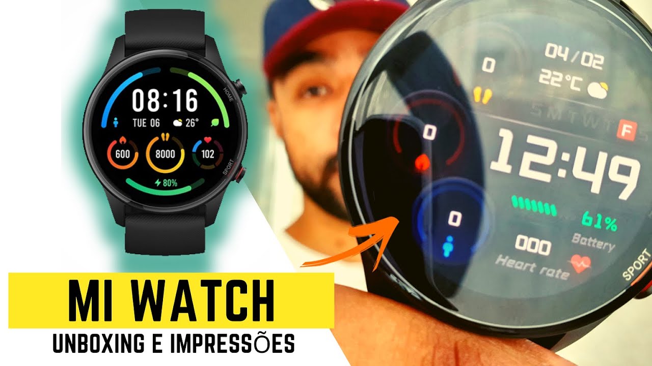 Mi Watch Color Sports - Unboxing e Impressões - Relogio da Xiaomi com Alexa, e mais de 100 esportes