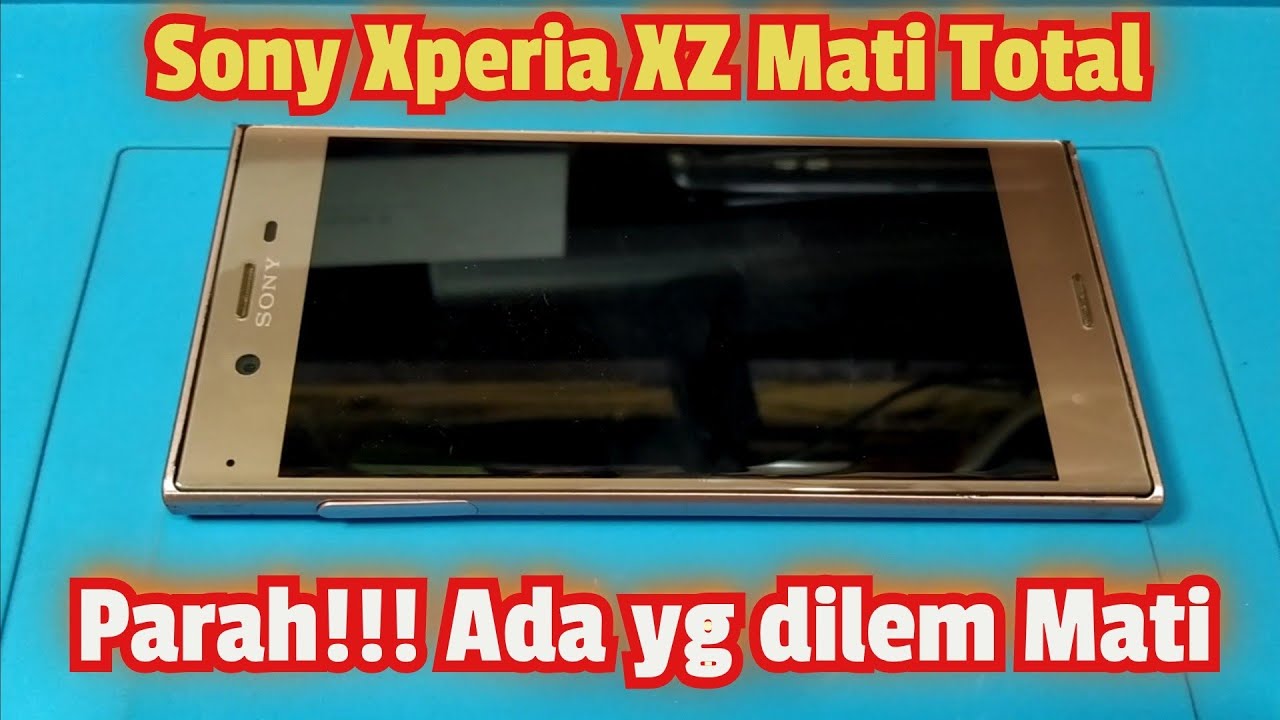 Servis HP Sony Xperia XZ Mati Total di cas gak bisa#TeksoVlog