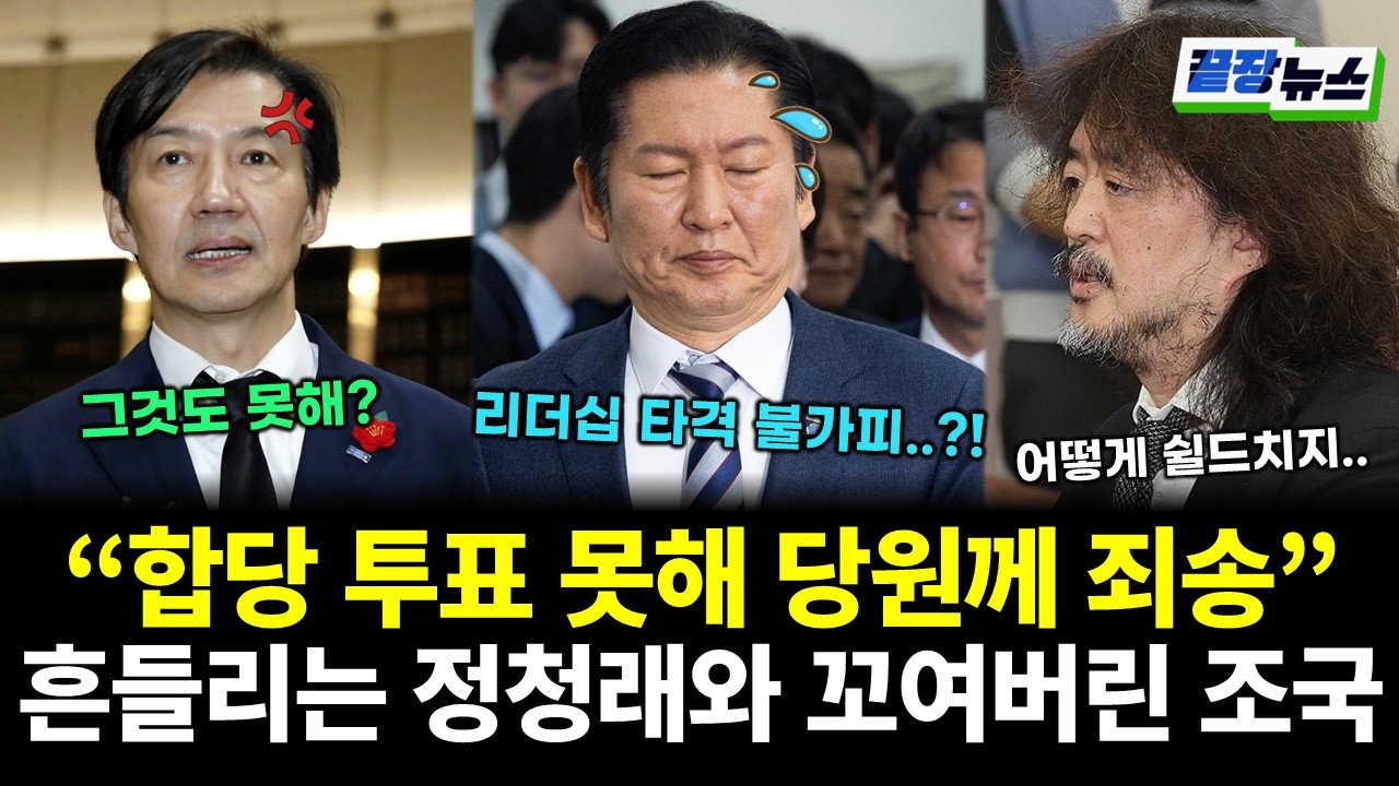 합당 추진 결국 무산! 결국 정청래 리더십 흔들린다? (정구승 전수미 황연실) #끝장뉴스 (0211_수)